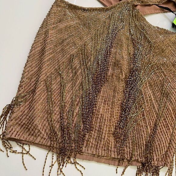 DUNDAS x REVOLVE Cher‎ Embellished Mini Dress in Gold - Picture 14 of 14